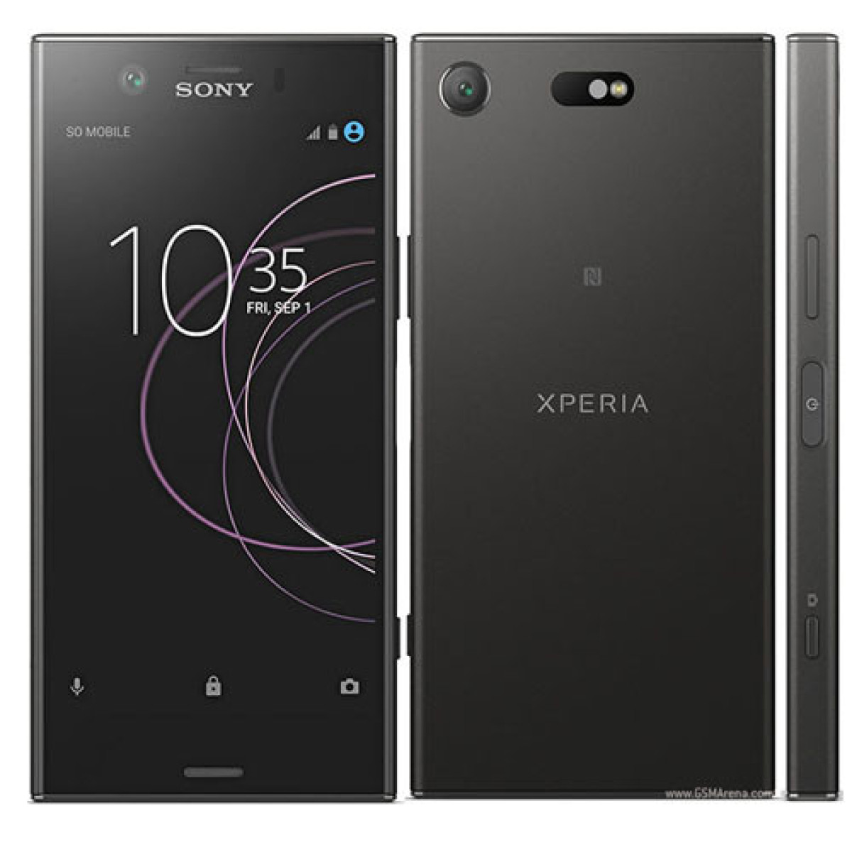 New Sony Xperia XZ1 Black 64GB 5.2" IP68 4G LTE Android 8.0 Sim Free Unlocked UK