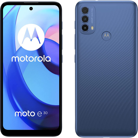 New Motorola Moto E30 Digital Blue 6.5" 32GB 5000mAh Sim Free Unlocked