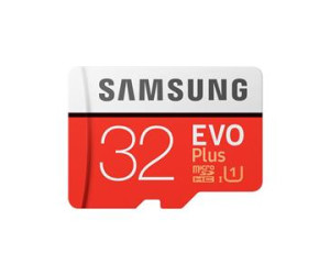 Samsung EVO Plus (32GB) microSDHC Memory Card with SD Adaptor