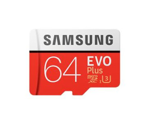 Samsung EVO Plus (64GB) MicroSD Memory Card with SD Adaptor