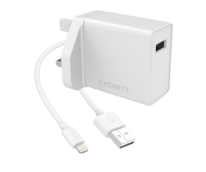 Cygnett PowerPlus 12W Charger & Cable iPhone iPad Fast Charger